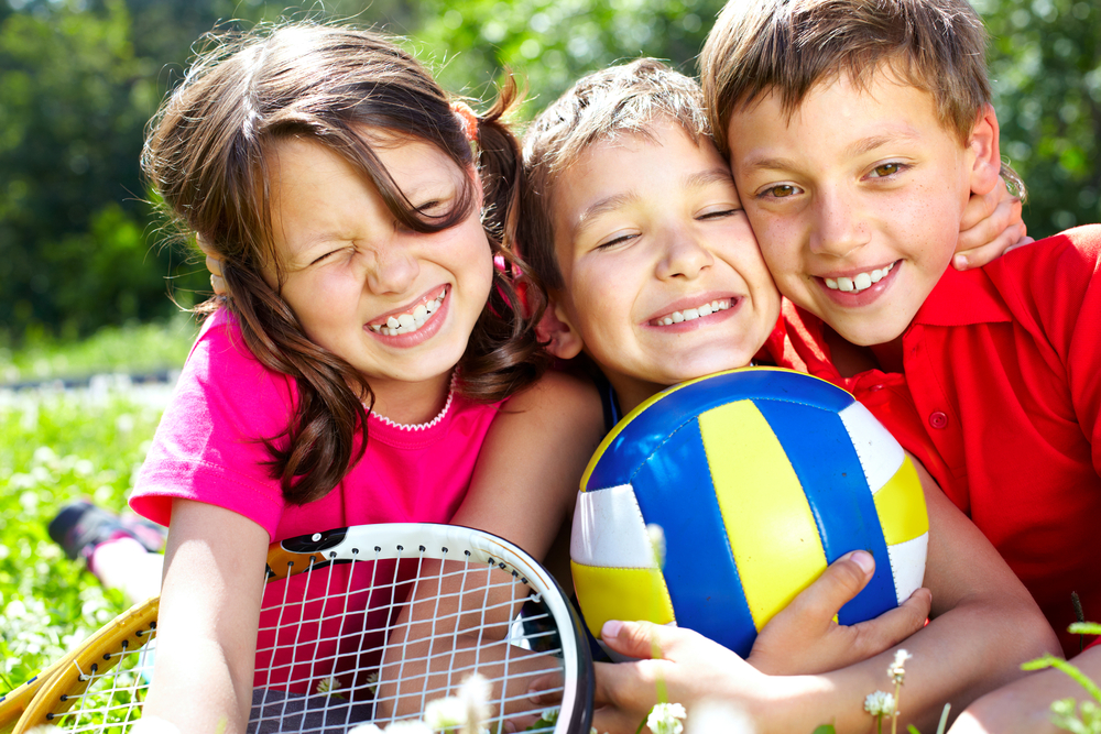 children with sports